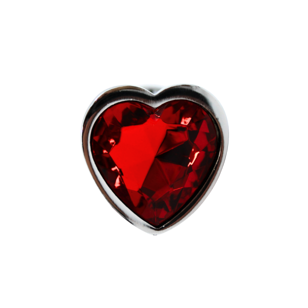 Plug bijou coeur en aluminium bijou rouge Small LOVELY